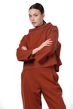 Nathi women’s sweatshirt in wool cloth