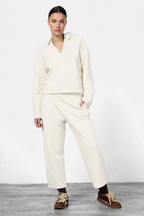 Simon Damen-Sweatshirt aus Wolltuch