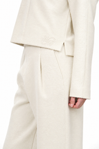Simon Damen-Sweatshirt aus Wolltuch