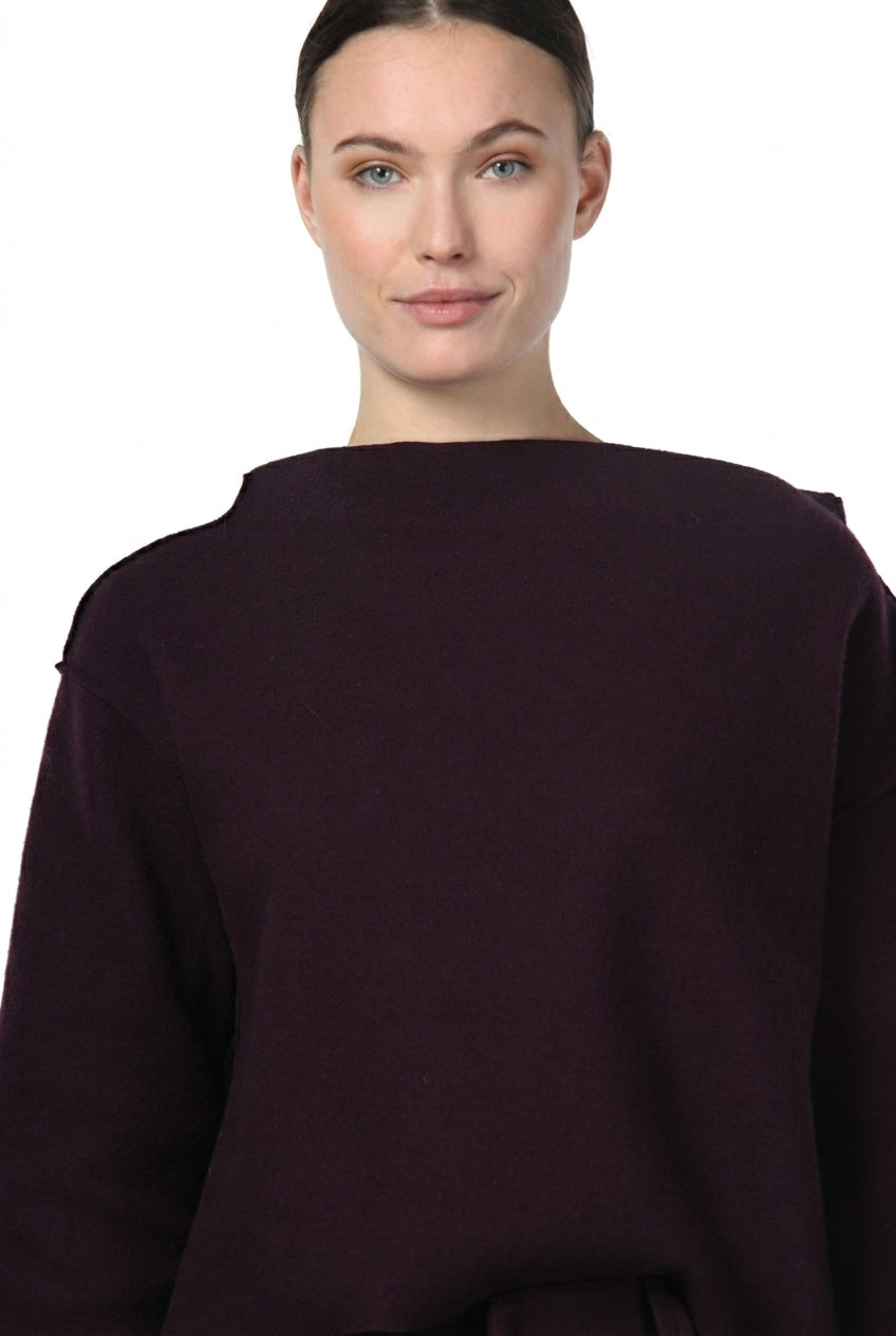 Ida women’s sweatshirt in wool cloth