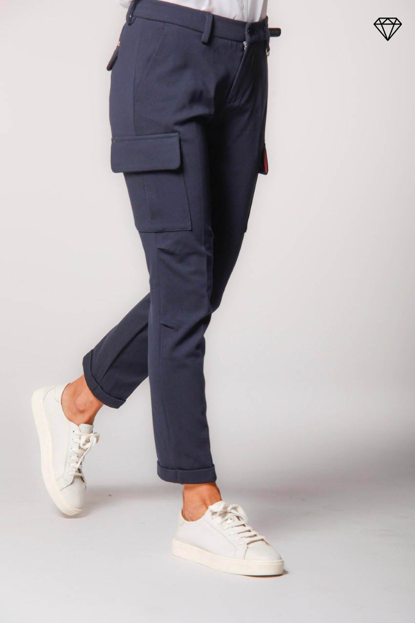 Foto 2 Chile City pantalone cargo donna in jersey tecnico slim fit ①