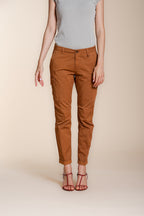 Chile City women's cargo pants in stretch gabardine slim fit