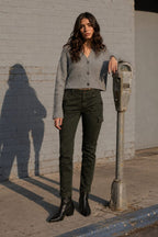 Chile City Cargo-Hose für Damen aus Satin mit slim fit