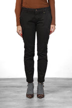 Chile City pantalone cargo donna in raso slim fit