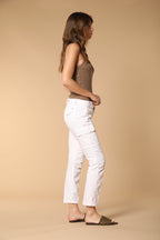 Chile City Damen Cargo-Hose aus Gabardine Slim Fit