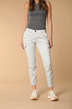 Chile City women's cargo pants in gabardine slim fit