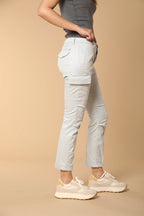 Chile City women's cargo pants in gabardine slim fit