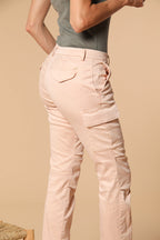 Chile City Damen Cargo-Hose aus Gabardine Slim Fit