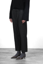 New York O Shape Chinohose für Damen aus Flanell-Jersey mit carrot fit