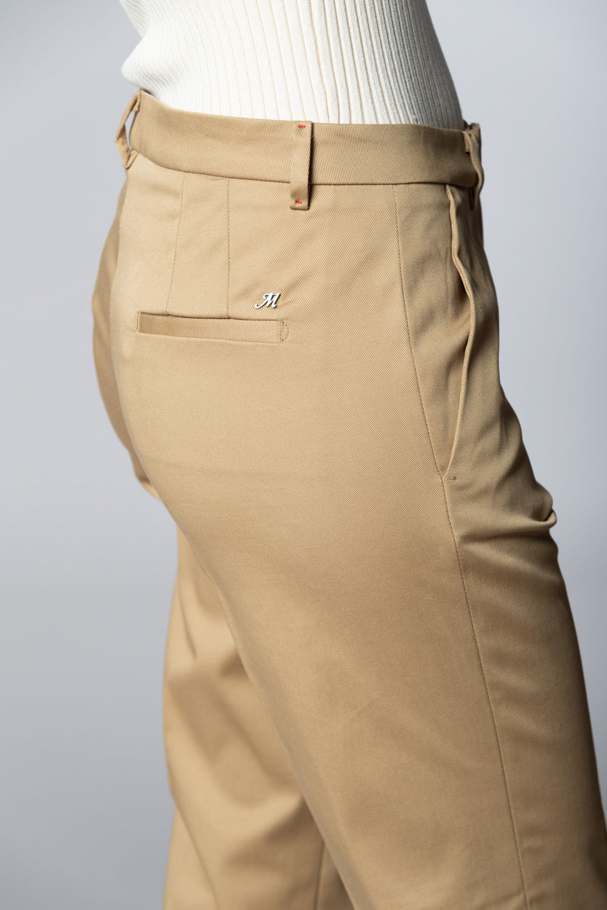 New York Carrot pantalon chino femme en gabardine carrot fit