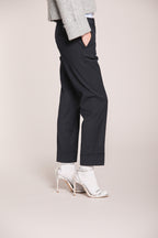 Foto 4 New York Carrot pantalone chino donna in lana carrot fit