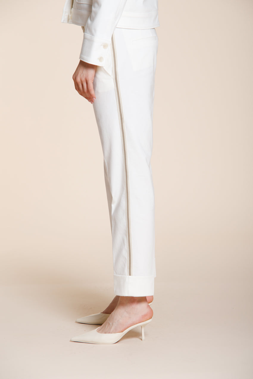 New York Carrot pantalon chino femme en jersey carrot fit