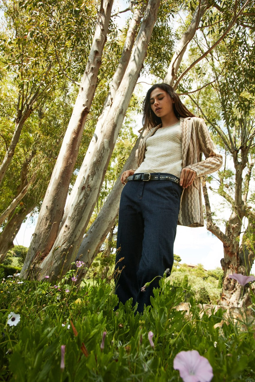 New York Carrot pantalon chino femme en denim carrot fit