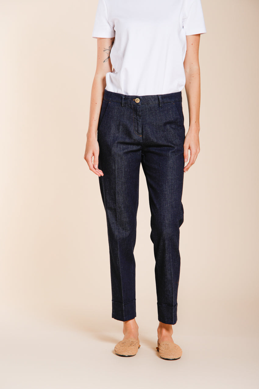 New York Carrot women's chino pants in denim carrot fit