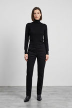 New York Carrot pantalon chino femme en satin, carrot fit ①