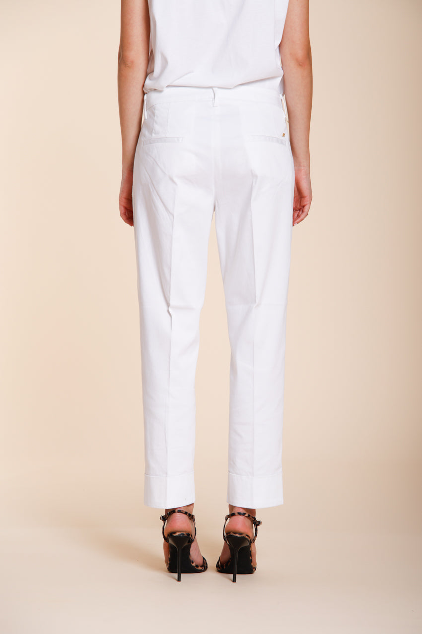 New York Carrot Damen Chino Hose aus Stretch-Satin carrot fit ①