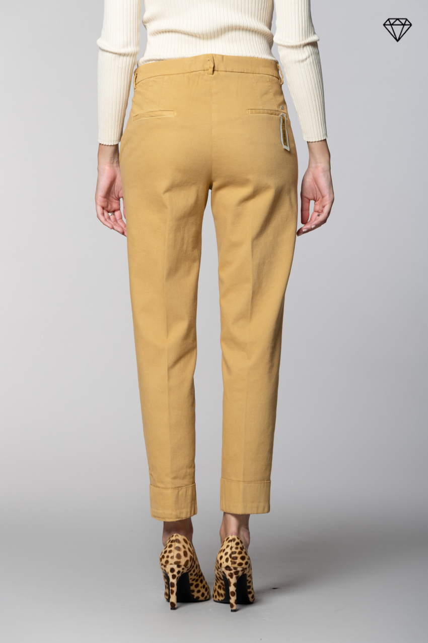 New York Carrot women’s chino trousers in cotton and wool carrot fit ①