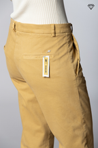 New York Carrot women’s chino trousers in cotton and wool carrot fit ①