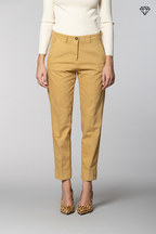 New York Carrot women’s chino trousers in cotton and wool carrot fit ①