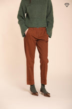 Foto 1 New York Carrot pantalone chino donna in cotone lana carrot fit ①