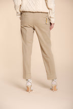 New York Carrot women’s chino trousers in cotton and wool carrot fit ①