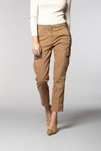 Marlene Cargo Damen-Cargohose aus Gabardine Carrot Fit