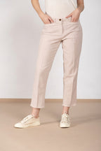 New York Carrot Hose Chino Dame aus Natté carrot fit