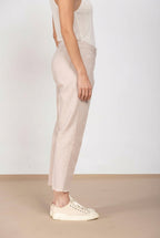 New York Carrot Hose Chino Dame aus Natté carrot fit