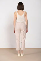 New York Carrot Hose Chino Dame aus Natté carrot fit