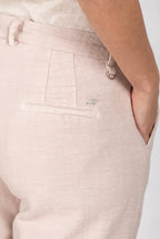 New York Carrot Hose Chino Dame aus Natté carrot fit