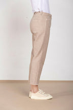 New York Carrot Hose Chino Damen aus Natté carrot fit