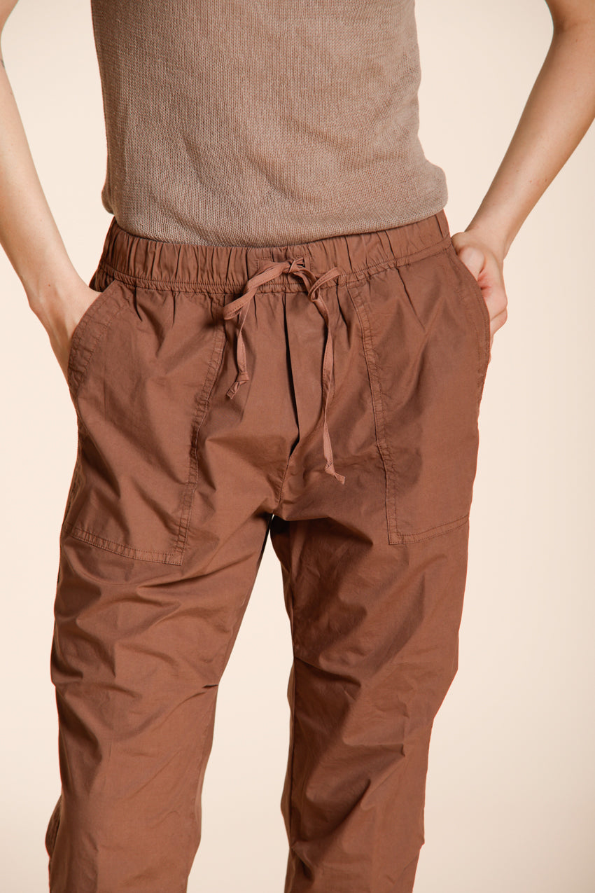 Fatique Jogger pantalon cargo femme en twill relaxed fit
