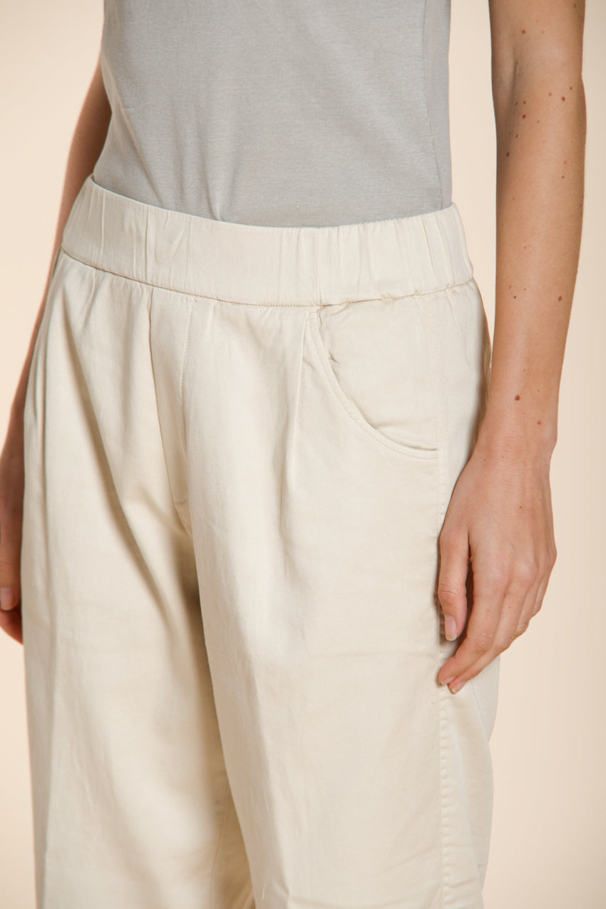 Easy Jogger women's chino pants in stretch fleece relaxed fit