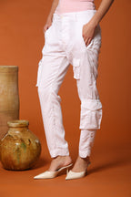 Asia Snake Damen Cargo-Hose in Modal Relaxed Fit