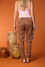 Asia Snake Damen Cargo-Hose in Modal Relaxed Fit