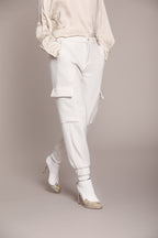 Foto 1 Easy Cargo pantalone cargo donna maglia jersey lurex relaxed fit