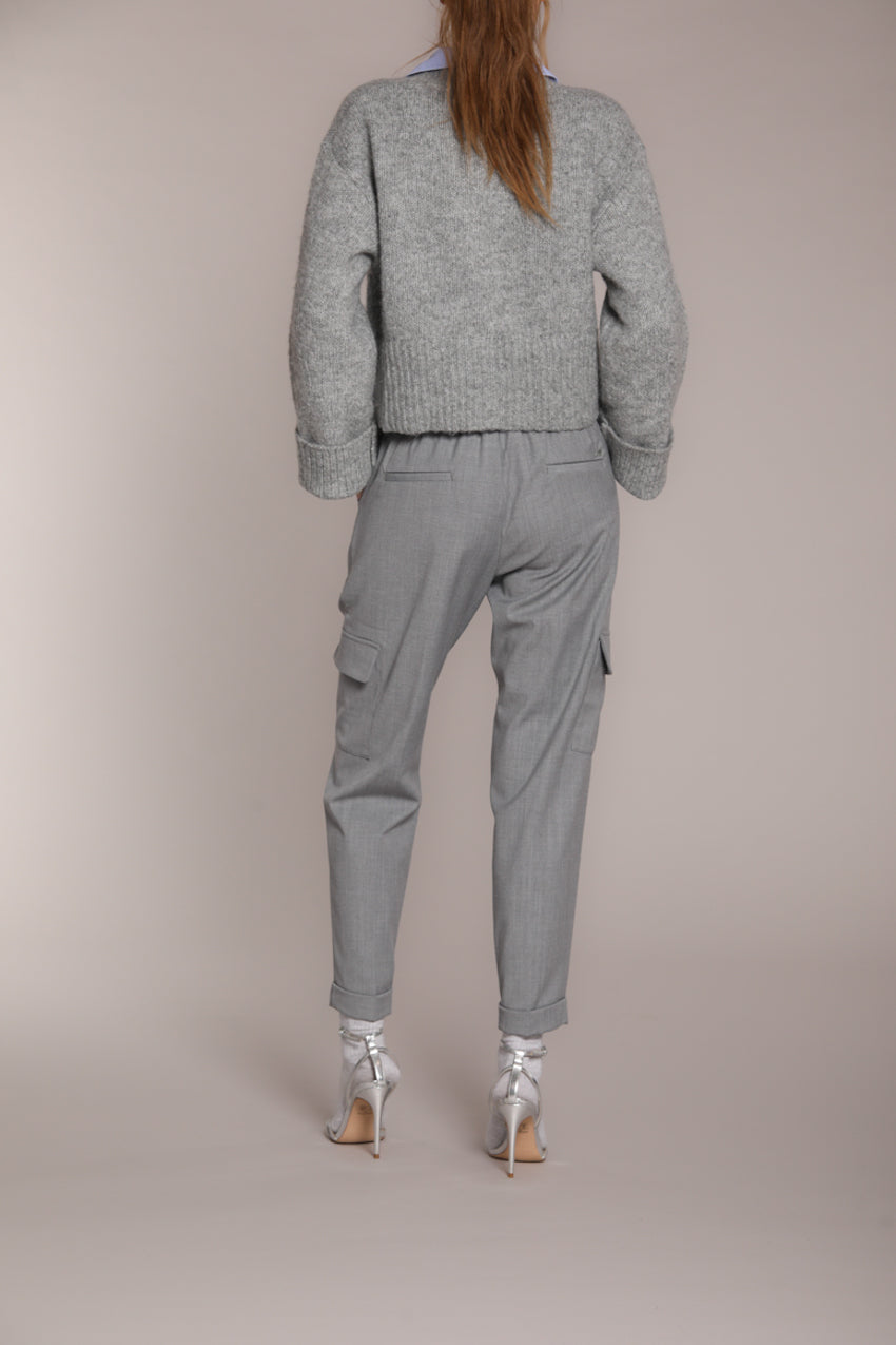 Foto 6 Chile Jogger pantalone cargo donna in lana relaxed fit