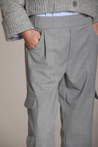 Foto 3 Chile Jogger pantalone cargo donna in lana relaxed fit