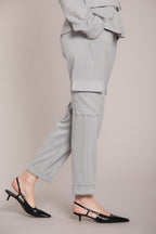 Foto 3 Chile Jogger pantalone cargo donna in jersey relaxed fit