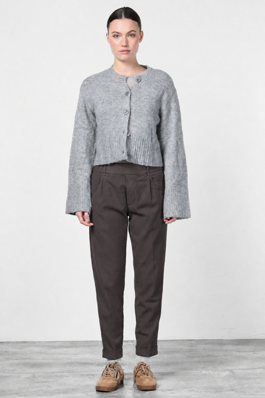 New York Jogger Chinohose für Damen aus Stretch-Twill mit relaxed fit