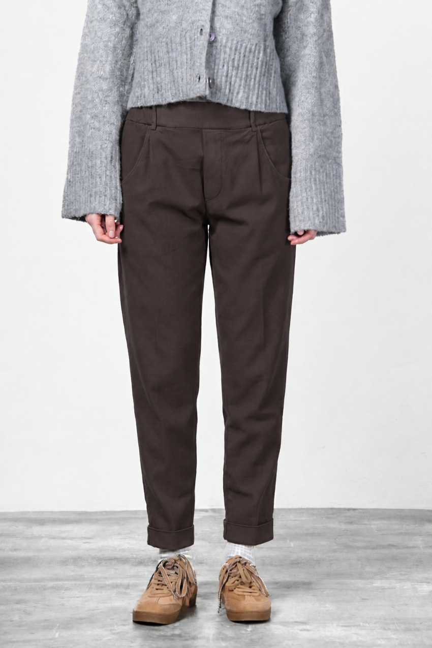 New York Jogger Chinohose für Damen aus Stretch-Twill mit relaxed fit