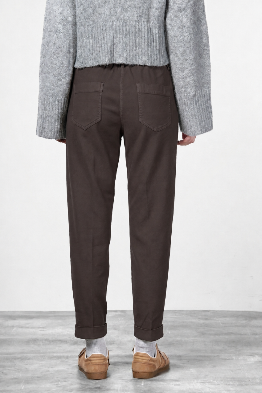 New York Jogger Chinohose für Damen aus Stretch-Twill mit relaxed fit