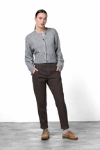 New York Jogger Chinohose für Damen aus Stretch-Twill mit relaxed fit