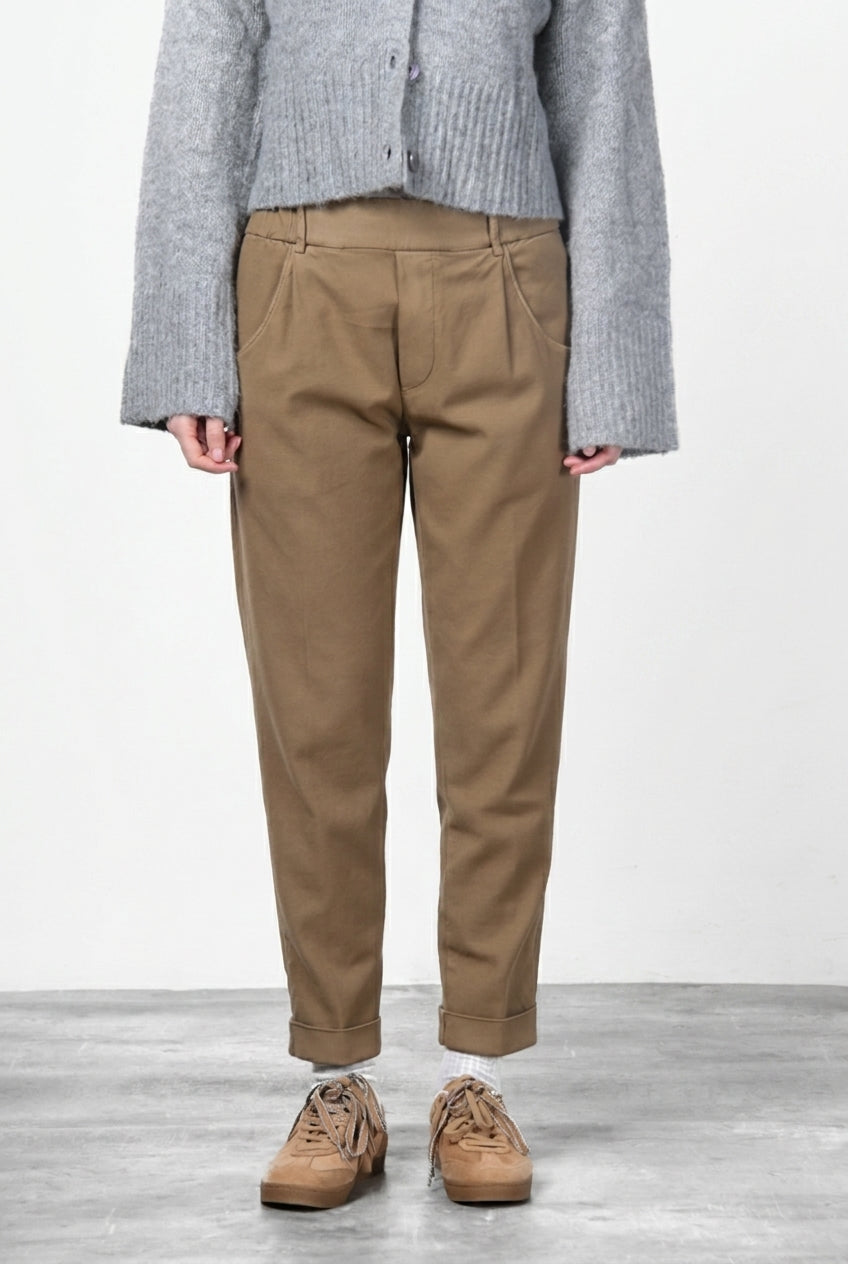 New York Jogger Chinohose für Damen aus Stretch-Twill mit relaxed fit