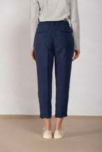 Linda Summer pantalone chino donna in canvas relaxed fit