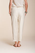 Linda Summer pantalon chino femme en canvas relaxed fit