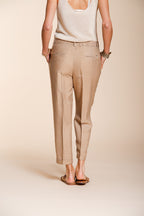 Linda Summer pantalone chino donna in canvas relaxed fit