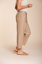Linda Summer pantalone chino donna in canvas relaxed fit