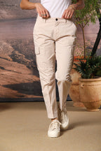 Judy Archivio women's cargo pants stretch cotton twill relaxed fit