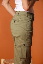 Judy Archivio Damen Cargo-Hose aus Stretch-Baumwoll-Twill Relaxed Fit